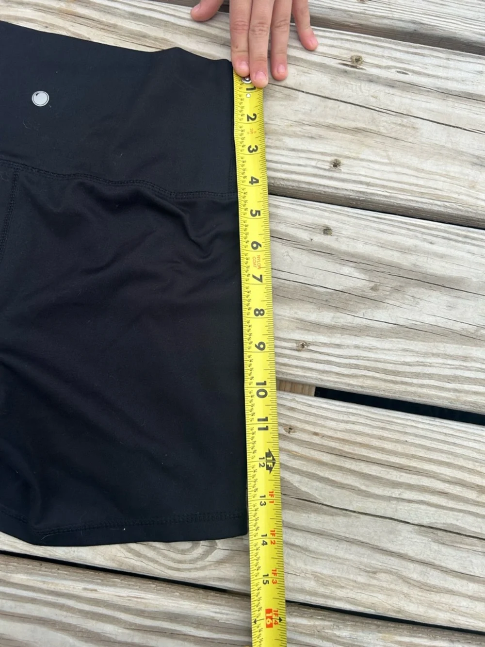 Yogalicious Lux Active Gym Biker Poly Spandex Booty Power Shorts Medium Black